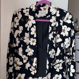Floral blazer